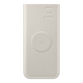 Samsung&nbsp;Samsung Powerbank Samsung EB-U2510XUEGEU inductive 10000 mAh 2x USB-C 25W SFC - beige