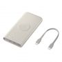 Samsung Powerbank Samsung EB-U2510XUEGEU inductive 10000 mAh 2x USB-C 25W SFC - beige
