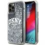 DKNY DKNY DKNY Liquid Glitter Big Logo iPhone 12 Pro / 12 Case - Black