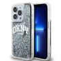 DKNY DKNY DKNY Liquid Glitter Big Logo iPhone 14 Pro Case - Black