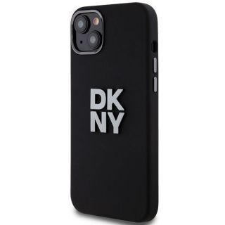 DKNY&nbsp;DKNY DKNY Liquid Silicone Metal Logo case for iPhone 15 Plus  /  14 Plus - black