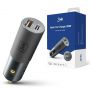 3MK 3MK 3mk Hyper Car Charger USB-C USB-A 100W - silver