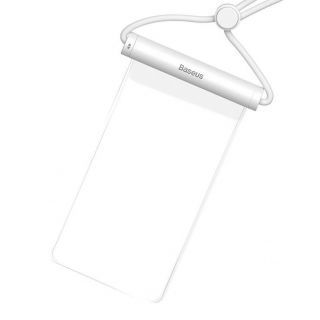 Baseus Baseus Baseus AquaGlide BS-PC030 case waterproof IPX8 with cylindrical clasp - white