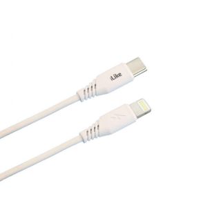 - iLike Charging Cable Type-C to Lightning CTL01 White balts