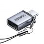 - Ugreen US270 USB-C  Male   /  USB-A 3.0  Female  Adapter with Lanyard Space Gray