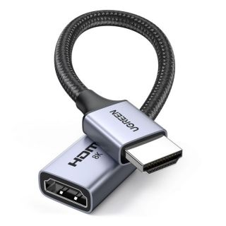 -&nbsp;Ugreen Ugreen HD165 HDMI  Male   /  HDMI  Female  8K Cable 0.15m Gray