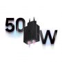 Samsung Samsung Power Adapter Duo EP-T5020XBEGEU network charger 2x USB-C 50W - black