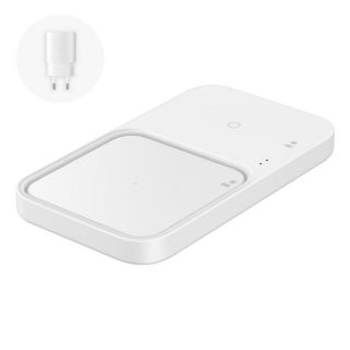 Samsung Samsung Samsung Wireless Charger Duo EP-P5400TWEGEU inductive charger 15W - white + mains charger + cable
