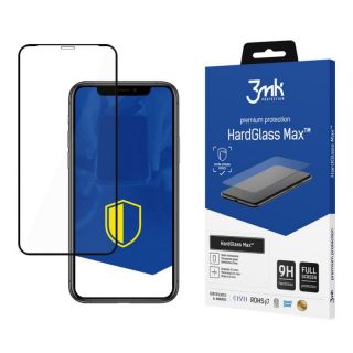 - iPhone Xr / 11 Black HardGlass Max™ melns