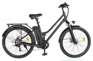 - Electric bike BK1, 36V, 10AH, 26 collas, 350W, 25Km / h, IP54 Black melns