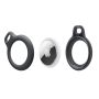 Tech-Protect Tech-Protect Rough Case for AirTag with Ring Black