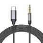 - Tech-Protect USB-C  męski  || mini jack 3.5 mm  male