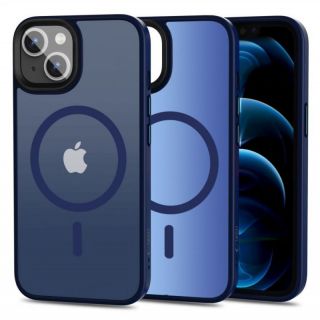 -&nbsp;Tech-Protect Tech-Protect MagMat MagSafe iPhone 13 Case Matte Navy Blue
