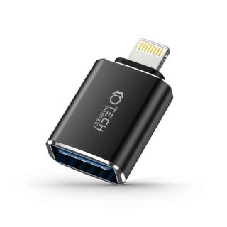 -&nbsp;Tech-Protect Tech-Protect UltraBoost Lightning  Male   /  USB-A  Female  OTG Adapter Black
