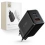 - Tech-Protect Tech-Protect C65W charger 2x USB-C PD 65W  /  USB-A QC 3.0 black