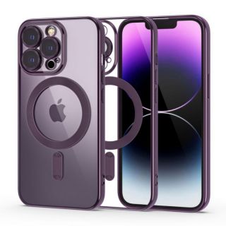 -&nbsp;Tech-Protect Tech-Protect MagShine Line MagSafe iPhone 14 Pro Case Purple