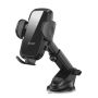 Tech-Protect Universal Tech-Protect CM15W-V1 Car Phone Holder with 15W Inductive Charger for Cockpit / Air Vent Black Black