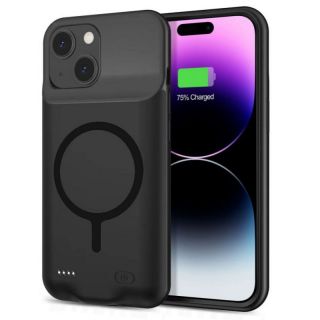 -&nbsp;Tech-Protect Tech-Protect PowerCase case for iPhone 15 with MagSafe and 7000mAh power bank black