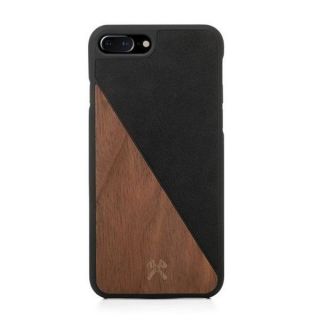 - Woodcessories 
 
 EcoSplit Wooden+Leather iPhone 7+  /  8+ Walnut / black eco249 melns