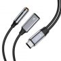 - Tech-Protect USB-C  męski  || USB-C  female  || mini jack 3.5 mm  female