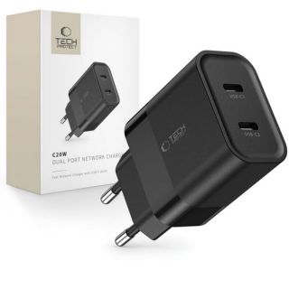 -&nbsp;Tech-Protect Black USB-C  female  without cable