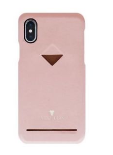 - VixFox 
 
 Card Slot Back Shell for Iphone X / XS pink rozā
