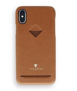 - VixFox 
 
 Card Slot Back Shell for Iphone XSMAX caramel brown brūns