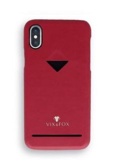 - VixFox 
 
 Card Slot Back Shell for Iphone XSMAX ruby red sarkans