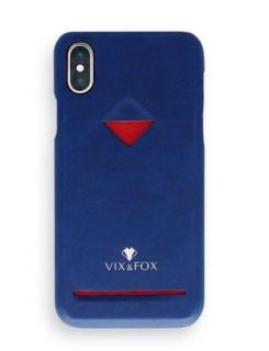 - VixFox 
 
 Card Slot Back Shell for Iphone XSMAX navy blue zils