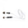 - Sbox 
 
 2IN1W USB->Micro USB+IPH.5 M / M 1M white balts