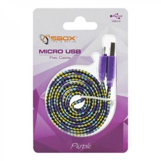 - Sbox 
 
 USB->Micro USB 2.0 M / M 1m colorfull blister purple purpurs