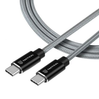 -&nbsp;Tactical Tactical Fast Rope Kevlar Cable USB-C / USB-C 100W 20V / 5A 2m Grey
