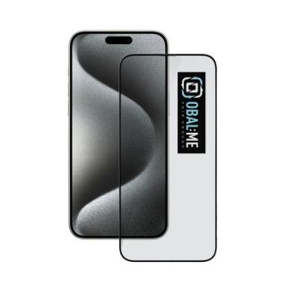 -&nbsp;- OBAL:ME 5D Glass Screen Protector for Apple iPhone 15 Pro Max Black
