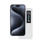 - - OBAL:ME 2.5D Glass Screen Protector for Apple iPhone 15 Pro Clear