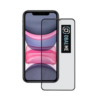 - - OBAL:ME 5D Glass Screen Protector for Apple iPhone 11 Pro Max / XS Max Black