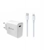 Беспроводные устройства и гаджеты - Devia 
 
 Smart series PD quick charger suit EU,18W white balts Беспроводные наушники