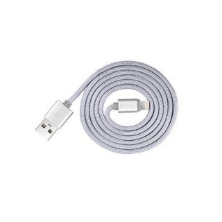 - Devia 
 
 Fashion Series Cable for Lightning MFi, 2.4A 1.2M silver sudrabs