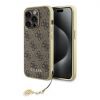 Aksesuāri Mob. & Vied. telefoniem GUESS 4G Charm Case for iPhone 15 Pro Brown 