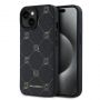 - Karl Lagerfeld - Karl Lagerfeld PU Karl Heads Pattern MagSafe Case for iPhone 15 Black