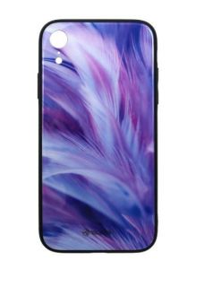 - Tellur 
 
 Cover Glass print for iPhone XR feather