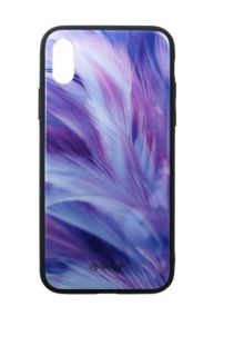- Tellur 
 
 Cover Glass print for iPhone XS feather