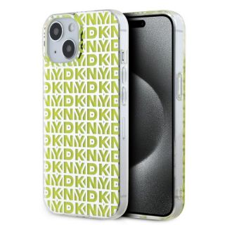 DKNY&nbsp;PC / TPU Repeat Pattern Case for iPhone 15 Yellow