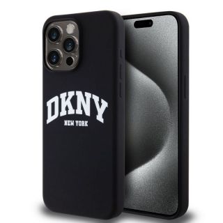 DKNY&nbsp;Liquid Silicone Arch Logo MagSafe Case for iPhone 14 Pro Max Black