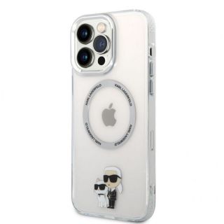 -&nbsp;Karl Lagerfeld - Karl Lagerfeld IML Karl and Choupette MagSafe Case for iPhone 13 Pro Max Transparent