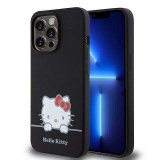 -&nbsp;Hello Kitty Hello Kitty Liquid Silicone Daydreaming Logo Case for iPhone 13 Pro Black