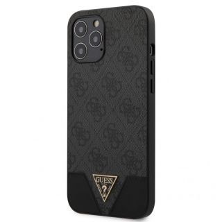 GUESS 4G Triangle Case for iPhone 12 Pro Max 6.7 Grey