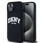 DKNY Liquid Silicone Arch Logo MagSafe Case for iPhone 11 Black