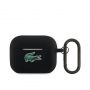 Lacoste Liquid Silicone Croc Logo Case for AirPods Pro 2 Black