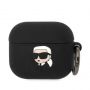 - Karl Lagerfeld - Karl Lagerfeld 3D Logo NFT Karl Head Silicone Case for AirPods 3 Black