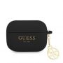 GUESS Guess - AirPods Pro 4G Charm Silicone Case Black